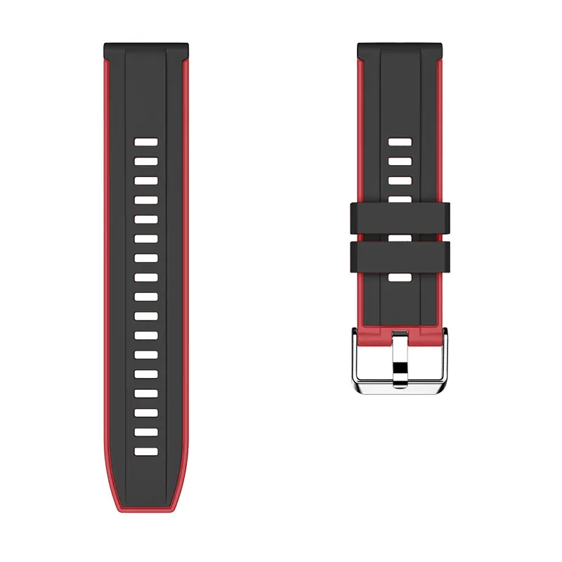 22 мм силиконовый ремешок для huawei Watch GT 2 46 мм/GT Active 44 мм умный сменный Браслет для samsung Galaxy Active2 2 46 мм
