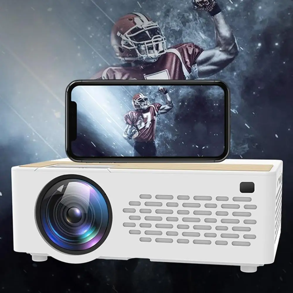 

Projector true stereo super sense sound quality Projector HD 1080P home projector portable LED projectors