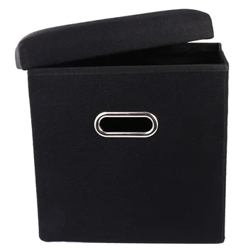 

1pc Clothes Storage Box Useful Multi-function Creative Storage Stool Storage Cube Storage Organizer for Clothes Books