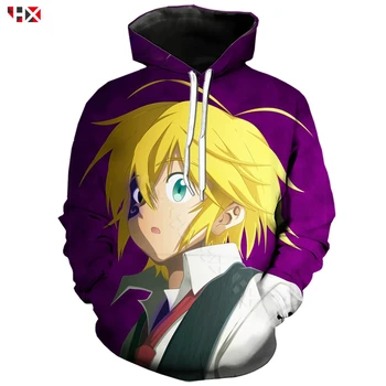 

The Seven Deadly Sins Hoodie Men Women 3D Print Anime Meliodas Sin of Anger Harajuku Streetwear Casual Sweatshirt Pullovers