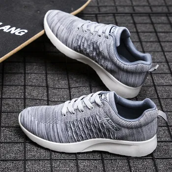 

Brand New Mesh Men Casual Shoes Lac-up Men Shoes Lightweight Comfortable Breathable Walking Sneakers Zapatillas Hombre