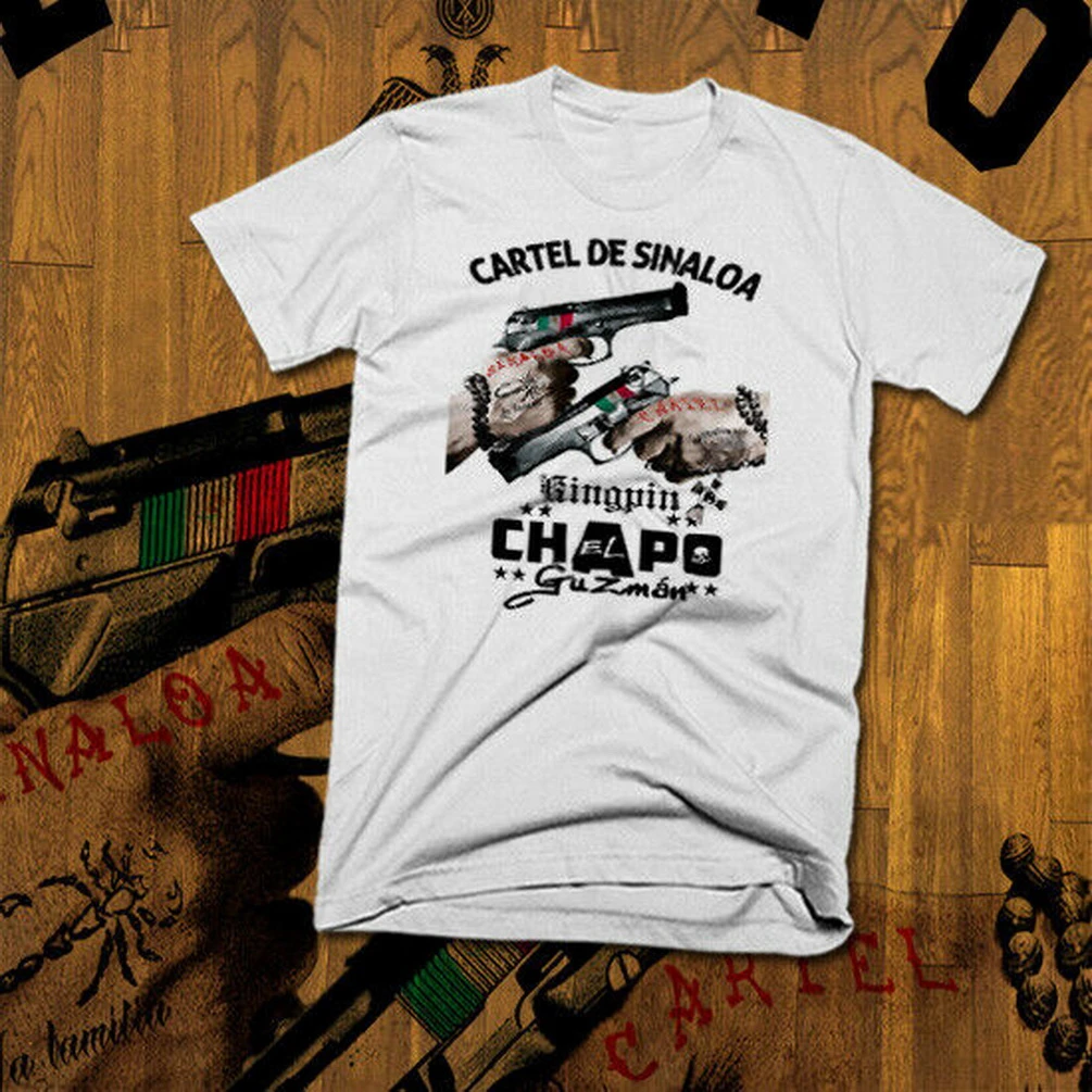 El Chapo T Shirt Sinaloa Mexican Cartel Scorpion Tattoo Sicario Hitmen Drug  Lord Breathable Tee Shirt|T-Shirts| - AliExpress