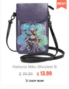 Hatsune Miku Сумочка Мику-гонщик сумки с верхней ручкой для подростков большая кожаная сумка-тоут женская сумка-шоппер тренд женские сумки высокого качества
