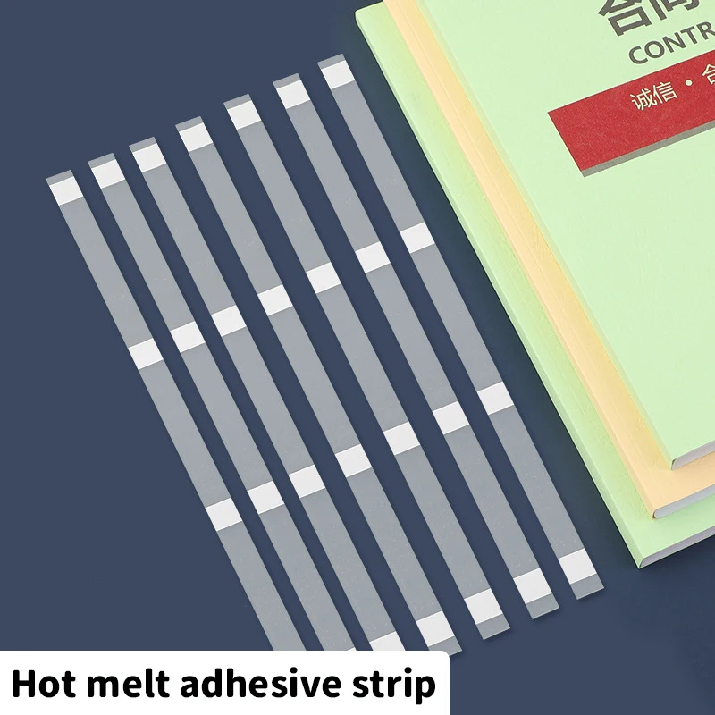 Hot Melt Binding Tape Multi-size Hot Melt Adhesive Tape Book Report File Cover Home Office Supplies DIY Binding Flat book binding supplies