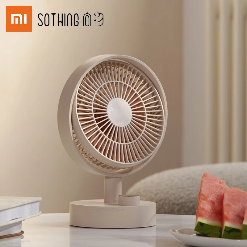 Xiaomi Sothing Desktop Fan Shaking Head Intelligent Digital Display ...