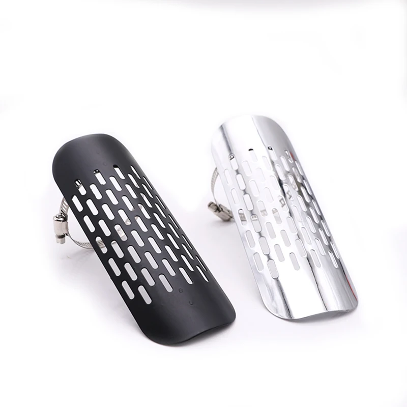

Universal Retro Black Motorcycle Motorbike Scooter Motor Exhaust Muffler Protector Heat Shield Cover Guard Anti-scalding Cover