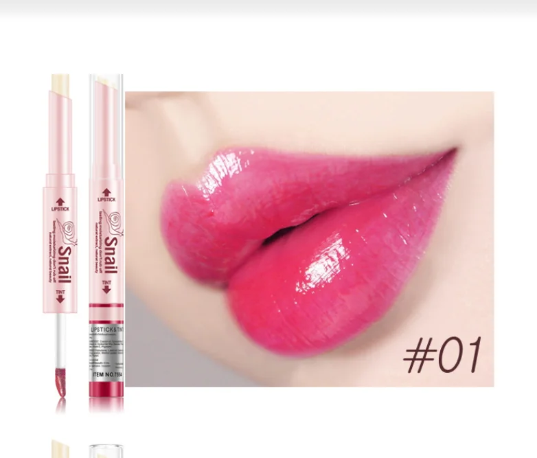 1 KISS BEAUTY, 3 цвета, блеск для губ, блеск для губ, макияж, улитка, Стоковое решение, водостойкий Блестящий Алмазный Блеск для губ, жидкая косметика - Цвет: 1