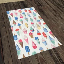 Новые продукты Амазон пляжное полотенце лето холодный белый фон Sorbet морской плавательный пляжное полотенце 160*90