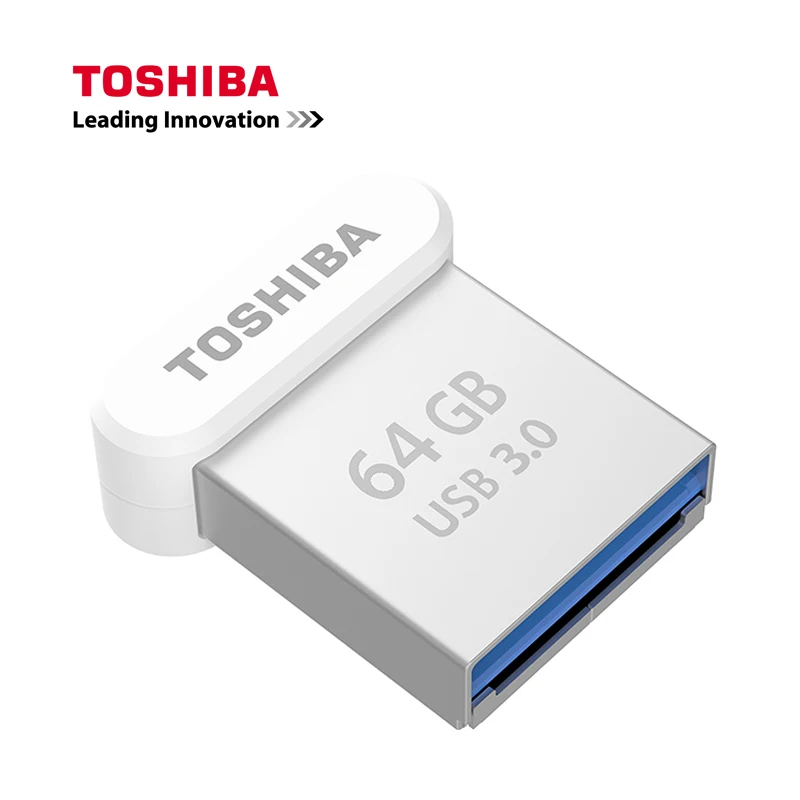 TOSHIBA Металл Мини палец памяти флеш-накопитель USB 3,0, объемом памяти 32 Гб или 64 ГБ флэш-накопитель 120 МБ/с. U диск 128G