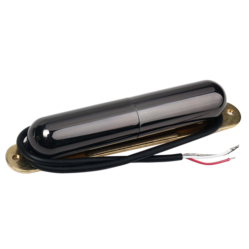 Wired Lipstick Tube Guitar Pickup Replacements Black Luthier Supply