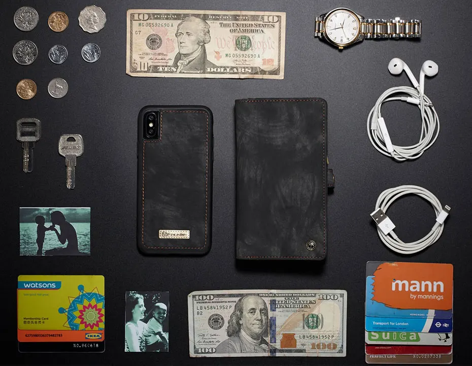 Элегантный абстрактный Магнитный Флип-бумажник чехол для iPhone 6 6s 7 8 plus чехол Модный кошелек на молнии чехол для iPhone X XR XS Max