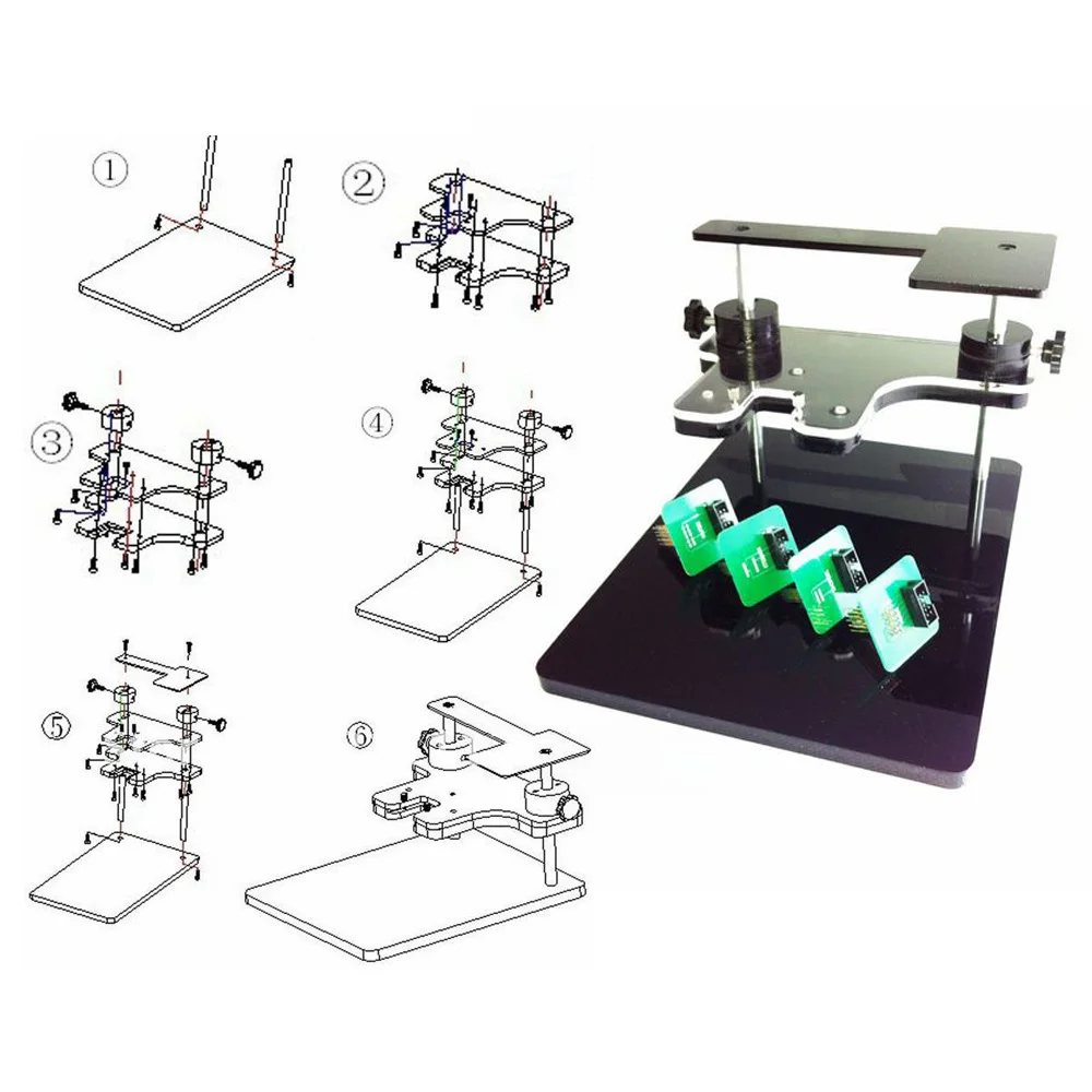 

BDM FRAME with Adapters Set ECU Chip Tuning Bracket for fgtech bdm 100 kess ktag
