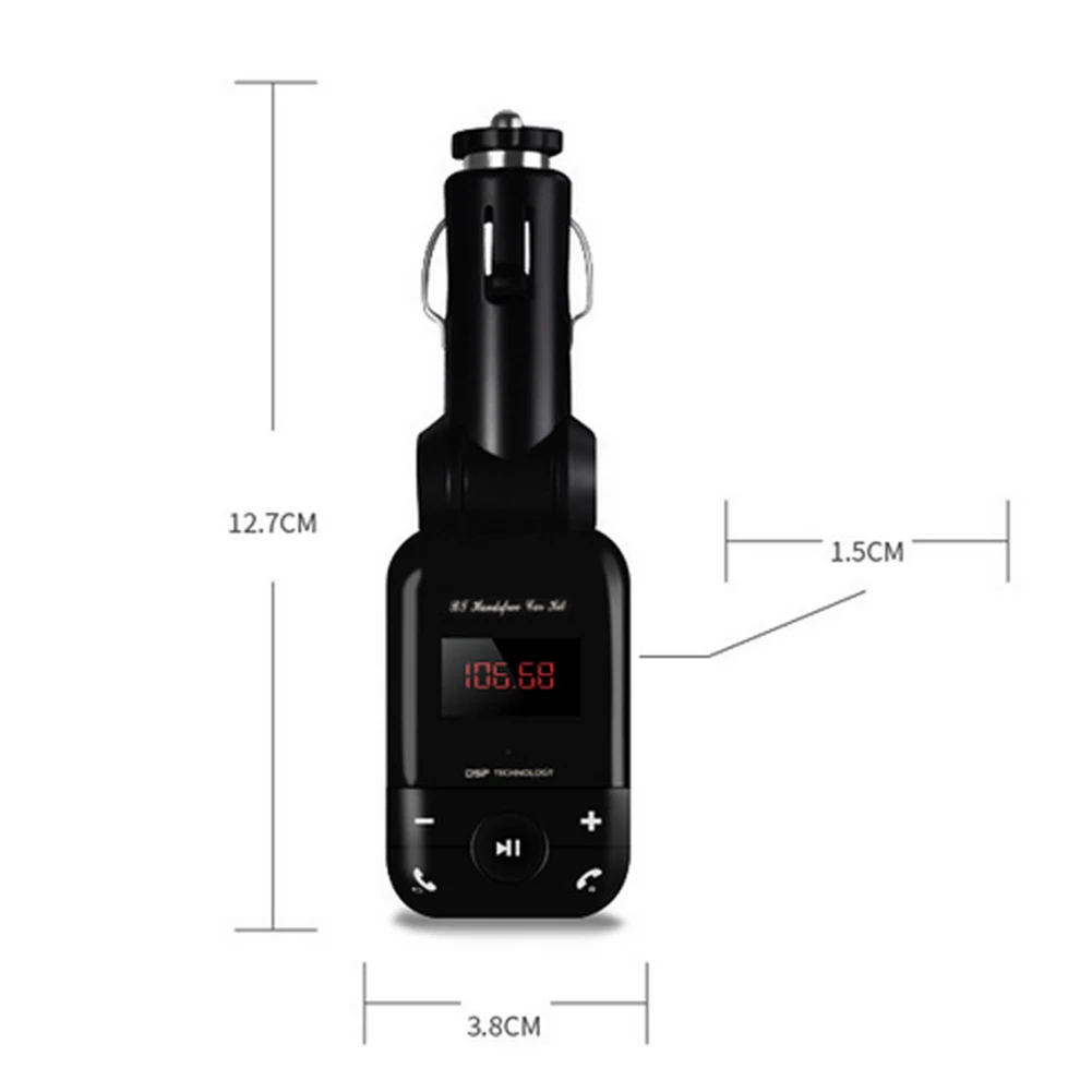 Автомобильный аудио mp3-плеер автомобильный bluetooth-адаптер Hands Free fm-передатчик MP3 музыка беспроводной Handsfree аудио USB зарядное устройство