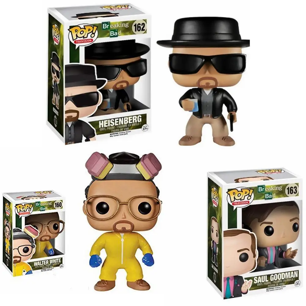 Виниловые фигурки героев FUNKO POP Breaking Bad HEISENBERG SAUL GOODMAN коллекционные модели игрушки
