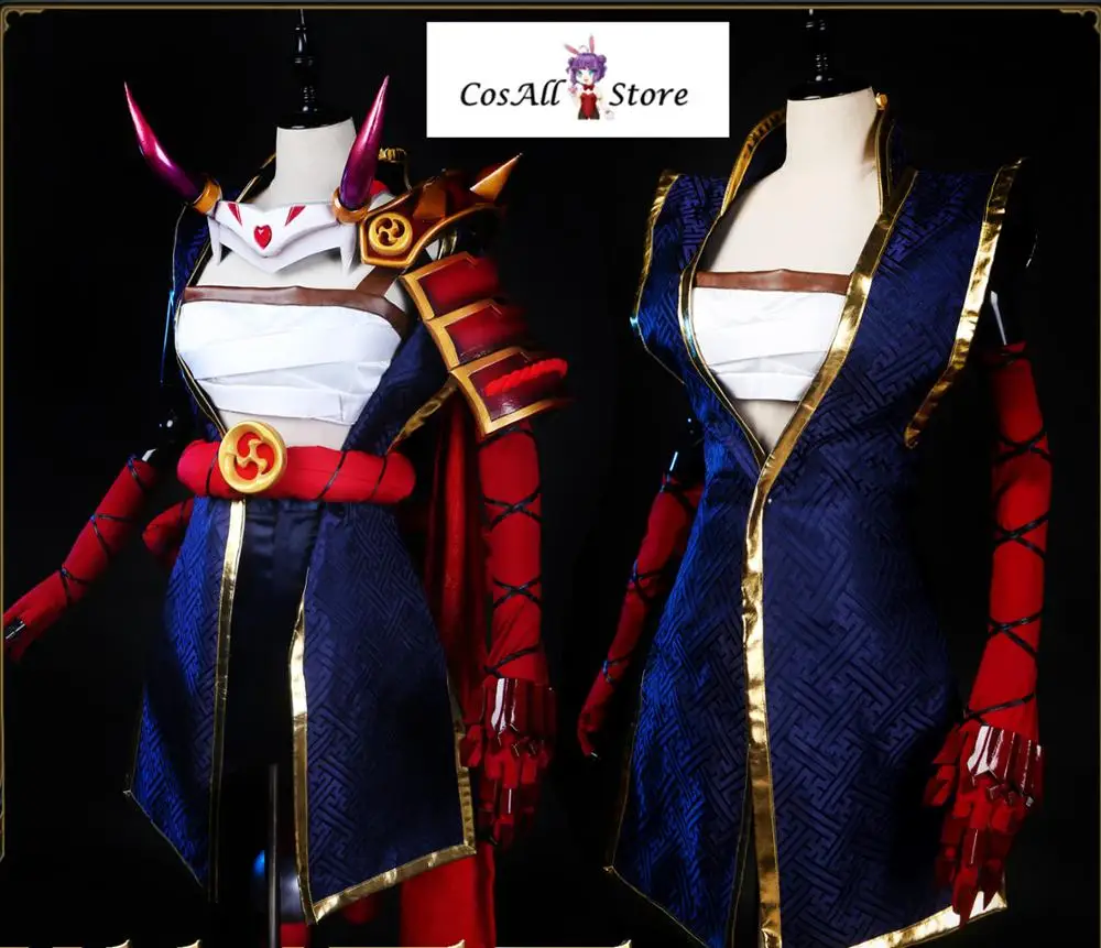 Ashe LOL Blood Moon trajes Cosplay conjunto Completo privada de alta ...