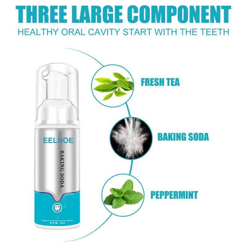 Eelhoe Toothpaste Foam Deep Cleaning Teeth Foam Whitening Stain Removal