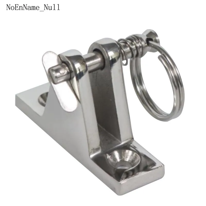 316 Stainless Steel bimini top hardware Marine Part Depot Top Stainless Steel 90 degree Chrome Deck Hinge with Pin and Ring