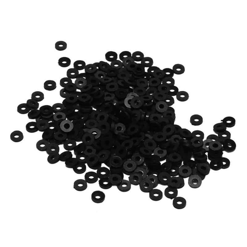 M2 X 5Mm 1Mm Nylon Flat Insulating Washers Gaskets Spacers Black 200PCS |