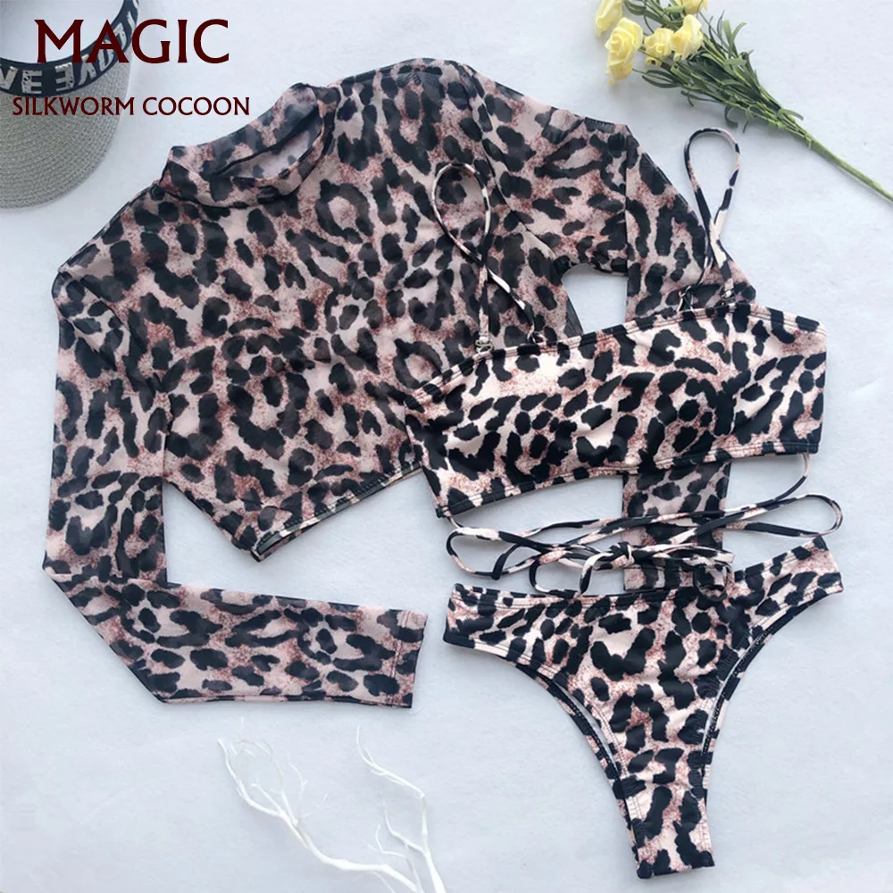 

Swimwear Women Low Waist Bikini Swimsuit Push Up Tops Bandage Bikinis Set Print Bathing Suit Halter Beachwear Biquini Female New