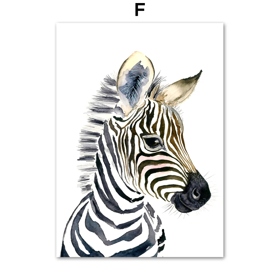 Elephant-Zebra-Fox-Rabbit-Bear-Owl-Giraffe-Wall-Art-Canvas-Painting-Nordic-Posters-And-Prints-Wall (9)