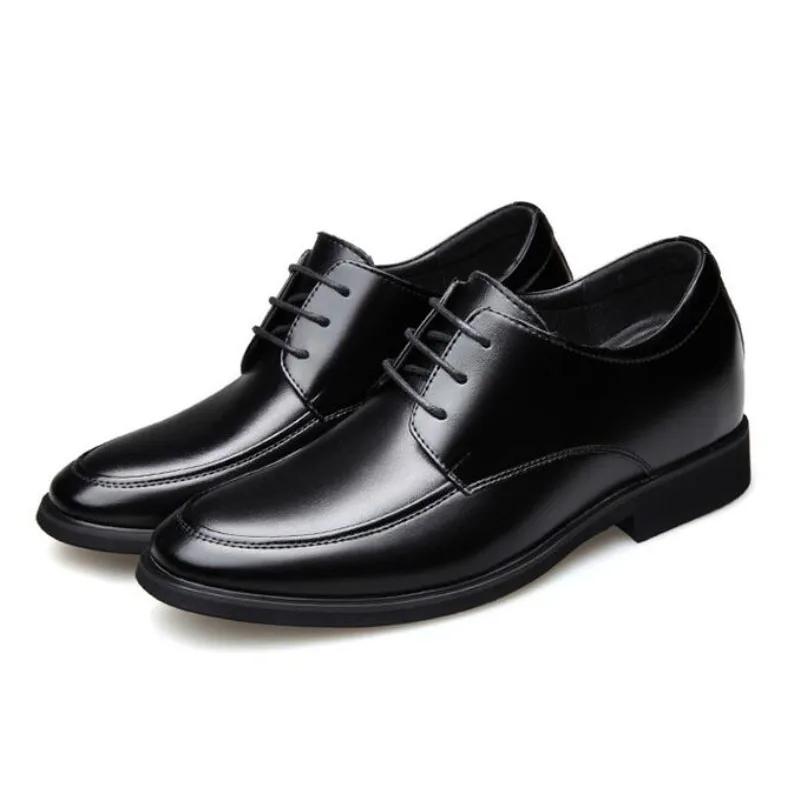 New Men Formal Shoes Invisible Heel 
