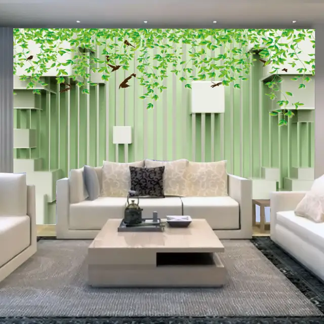 3d Tv Backdrop Wallpaper Minimalist Modern Tv Wall Non Woven