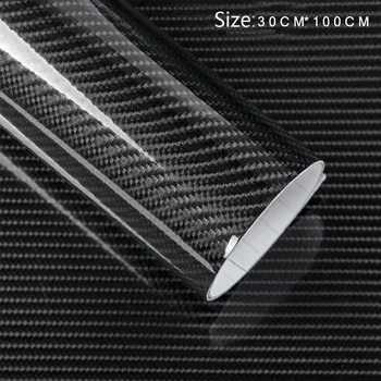 

Parts Car Sticker Accessories Car Auto PVC Replacement Glossy Carbon Fiber Style