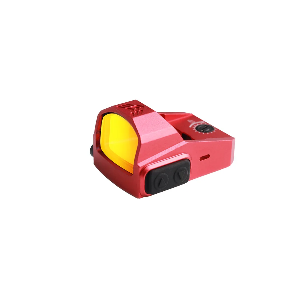 P2 Тактический Микро 1x22 красный точечный прицел 3 MOA рефлекторный прицел с высоким креплением RMR оптика для пистолета или охотничьей винтовки - Цвет: Красный