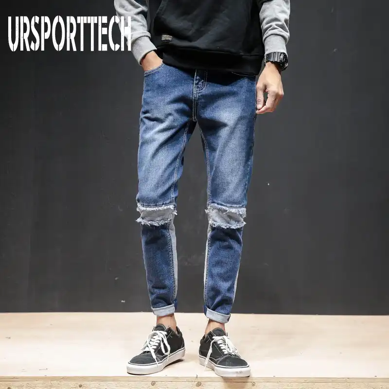 mens stretch skinny jeans plus size