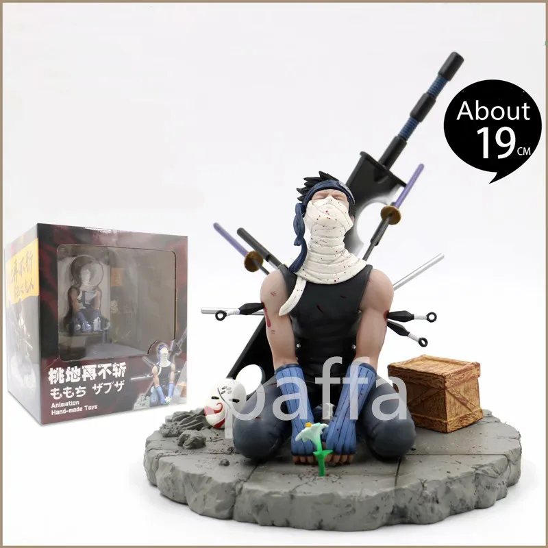 19 см Наруто фигурка Momochi Zabuza ПВХ японского аниме Наруто Коллекционная модель игрушки украшение стола