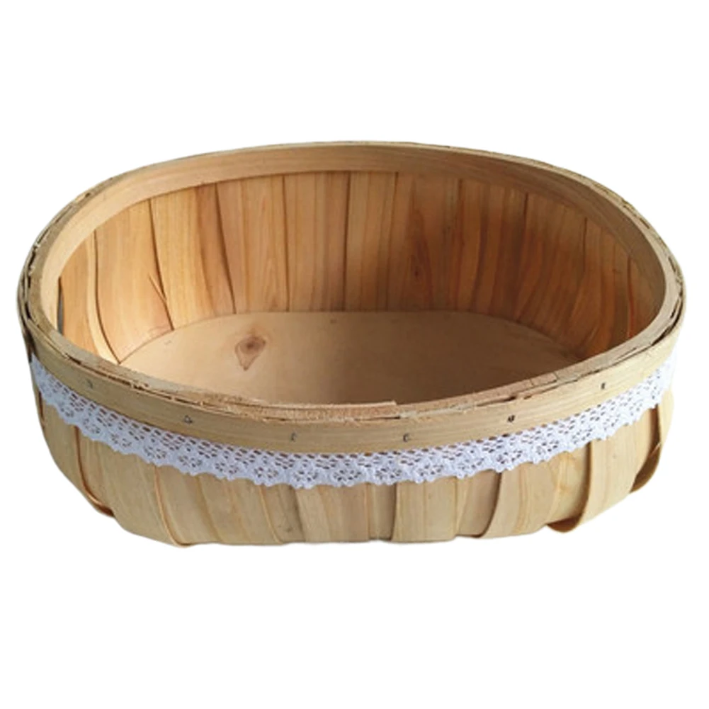 

Photography Prop Accessories Wooden Basket Newborn Baby Tool Props Girls Boys Easy Use Infants Photo Studio Ornament Reusable