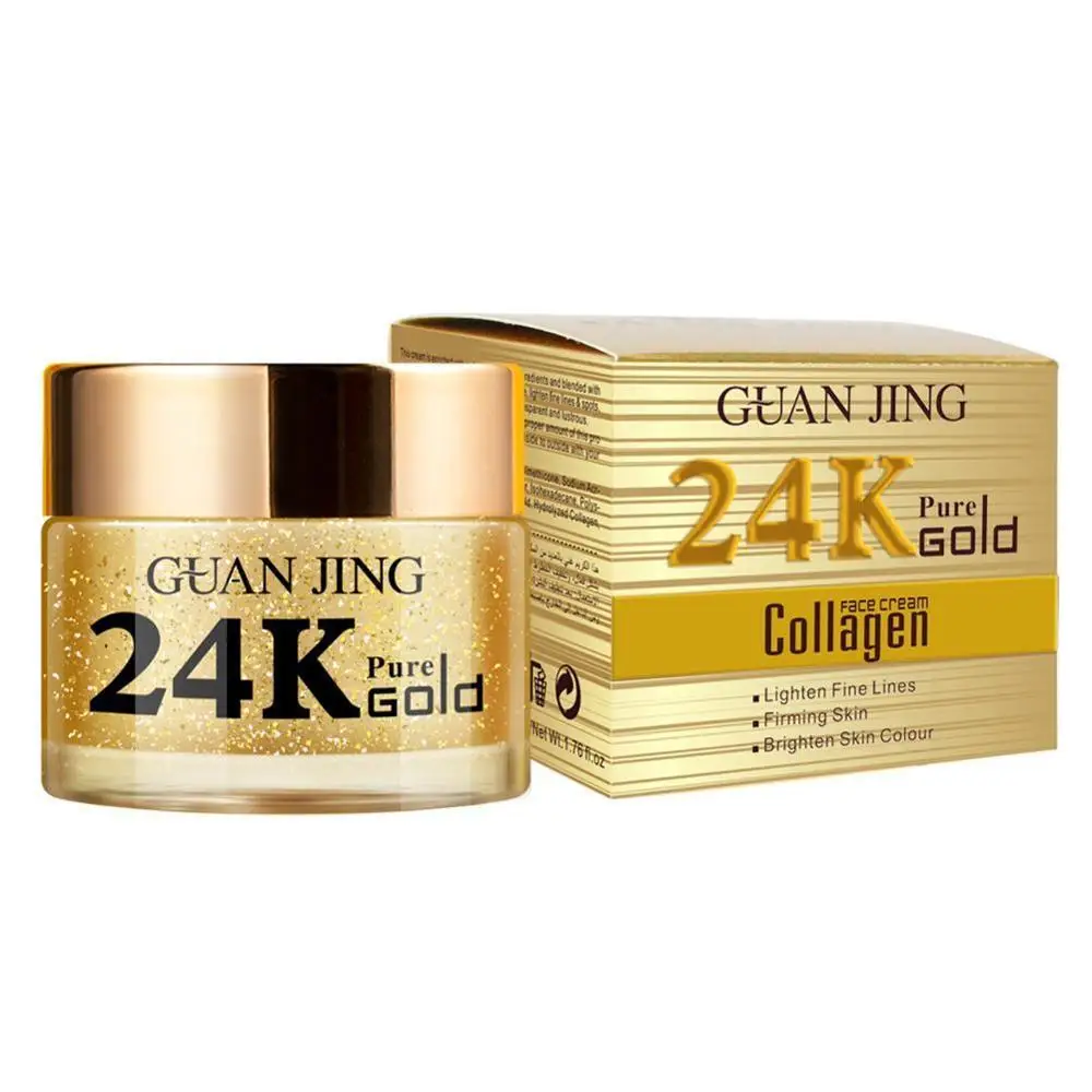Коллагеновый крем для лица 24K Gold Snial против морщин, укрепляющий, отбеливание акне, кремы, увлажняющий, корейский уход за кожей