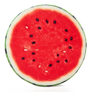 

Round Throw Pillows Watermelon, Print Decorative Plush Funny Fruit Stuffed Cushions Toy Seat Pad for Couch