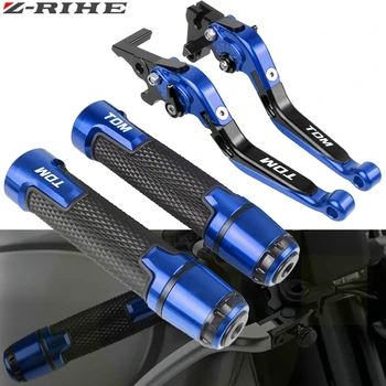 

For Yamaha TDM 900 2012 2013 2014 Motorcycle Adjustable Folding Brake Clutch Levers Handlebar Hand Grips For Yamaha TDM 900