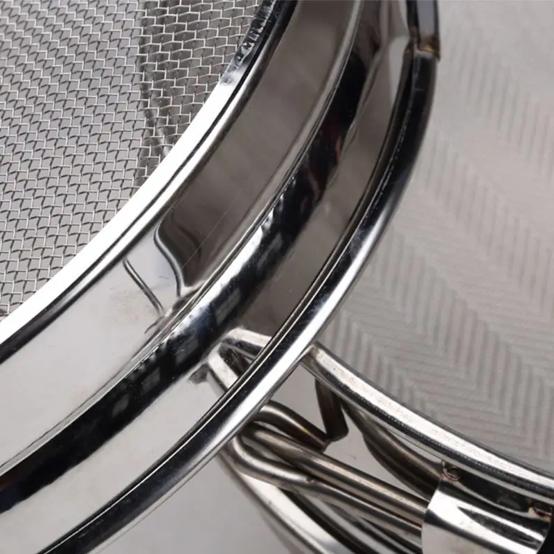 Двухэтажные фильтры для меда из нержавеющей стали сетчатый фильтр для сети инструменты для пчеловодства E65B