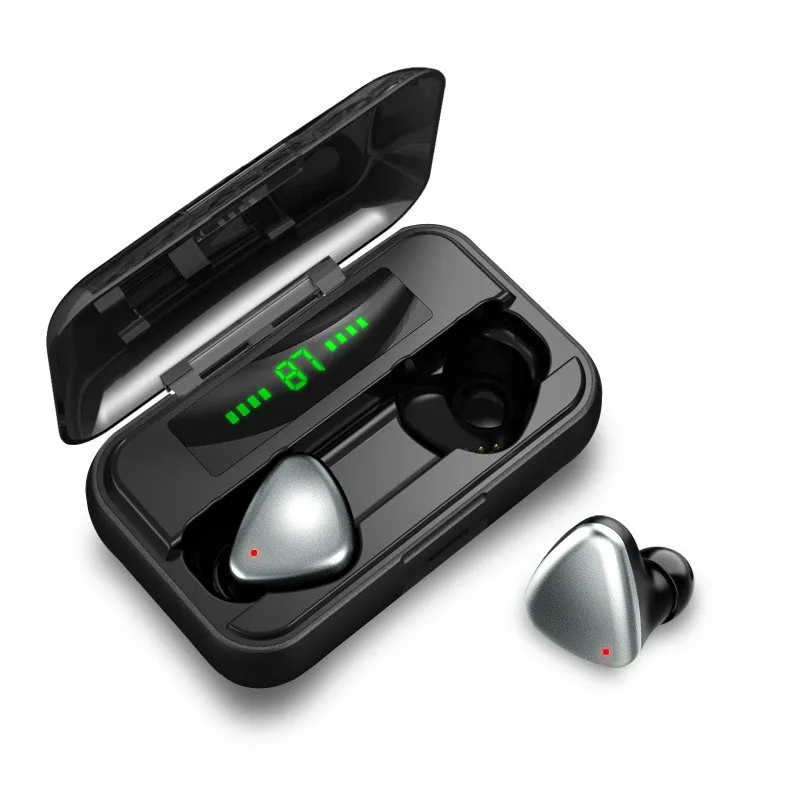 Fashion trend new Bluetooth headset S8026 touch control digital display large capacity charging warehouse TWS Bluetooth headset