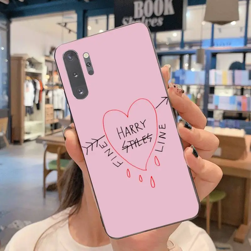 CUTEWANAN Гарри Стилус Чехол черный мягкий чехол для телефона Samsung Note 7 8 9 10 Lite Plus Galaxy J7