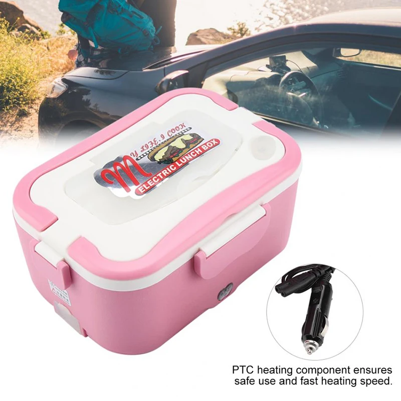 Car heating lunch box Multifunctional stainless steel insulated lunch box car electric lunch box15