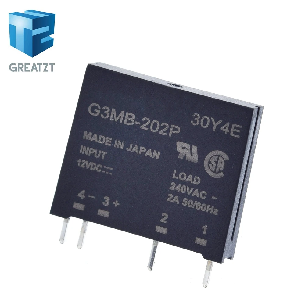 GREATZT умная электроника Оригинальный твердотельные реле G3MB 202P DC AC PCB SSR In 5 вольт