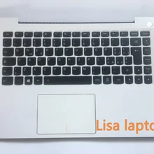 Белая итальянская двуязычная клавиатура 5cb0j30921 для lenovo capitalc u31-70 BKL