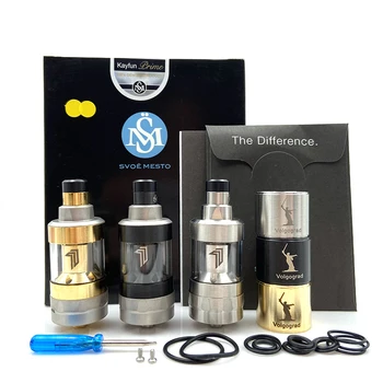 Kayfun Prime RTA Atomizer 22mm MTL Style Electronic Cigarette 316SS 2/4.5ml Kayfun V6 Rebuildable Tank for Vape 510 Box Mod Kit 10 e kayfun flower vase atomizer