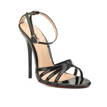 

BBZAI New pattern Europe and America ladies shoes 13CM Nightclub Thin Heels Peep Toe Summer Extra large code 37-47 48