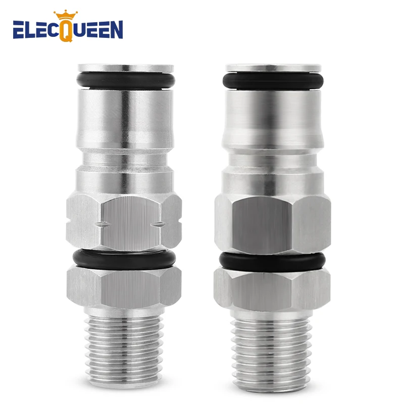 Homebrew Ball Lock Post 19/32'' Gas/ Liquid Corny Keg Adapter 1/4'' Male Bulkhead NPT Hex Nipple Beer Keg Pressure Relief Valve
