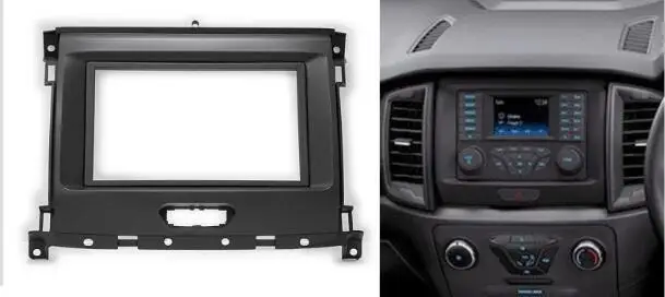 Car Fascias Stereo Radio Panel Audio Navigation Frame Dash Kit For Ford ...