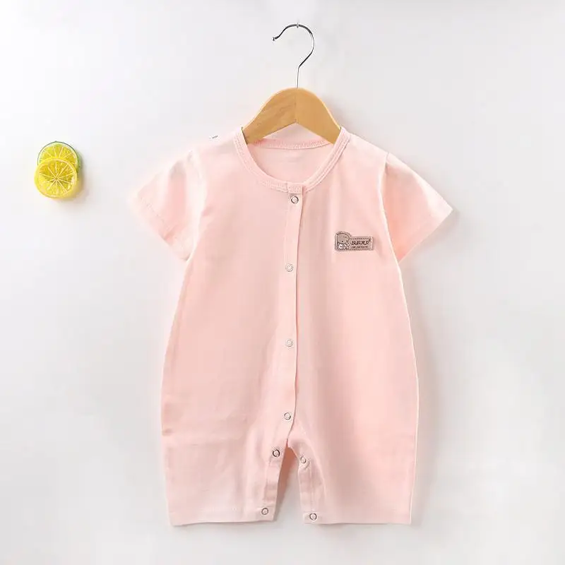 Baby Rompers Short Sleeve Summer Newborn One-piece Clothing Infant Baby Girl Boys Jumpsuits Cotton Baby Clothes Summer Baby Jumpsuit Cotton  Baby Rompers