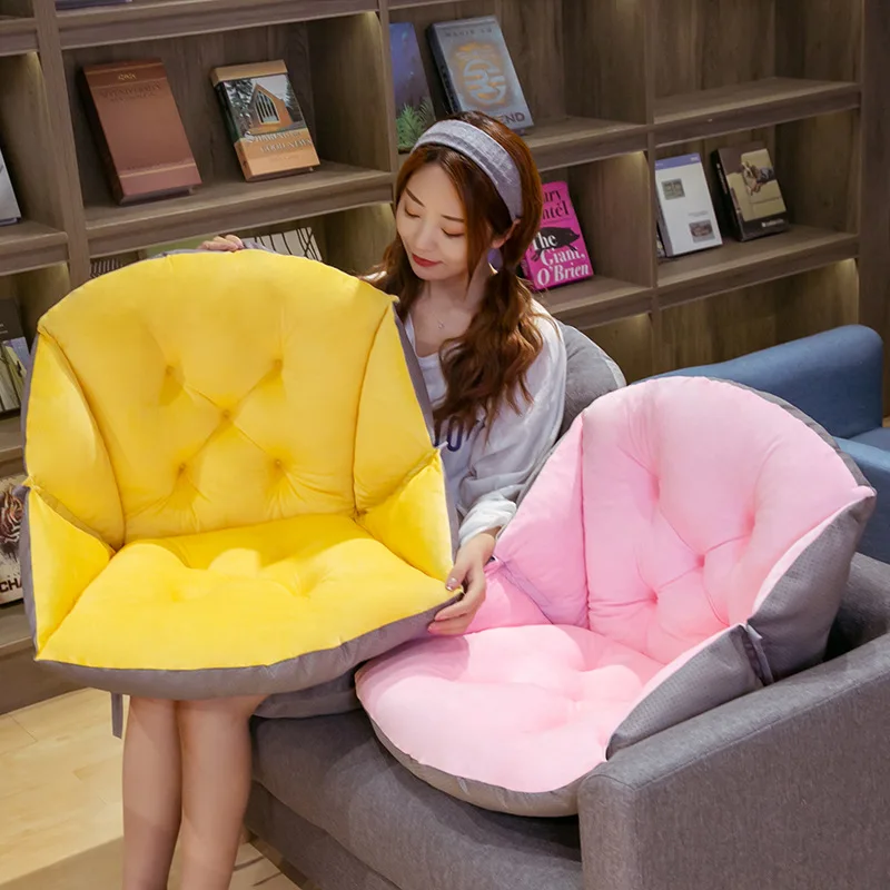 

Two Sizes All-in-one Home Dining Chair Pad Office Computer Chair Seat Mat Modern Minimalist Style Thicken Soft Lovely Cushion