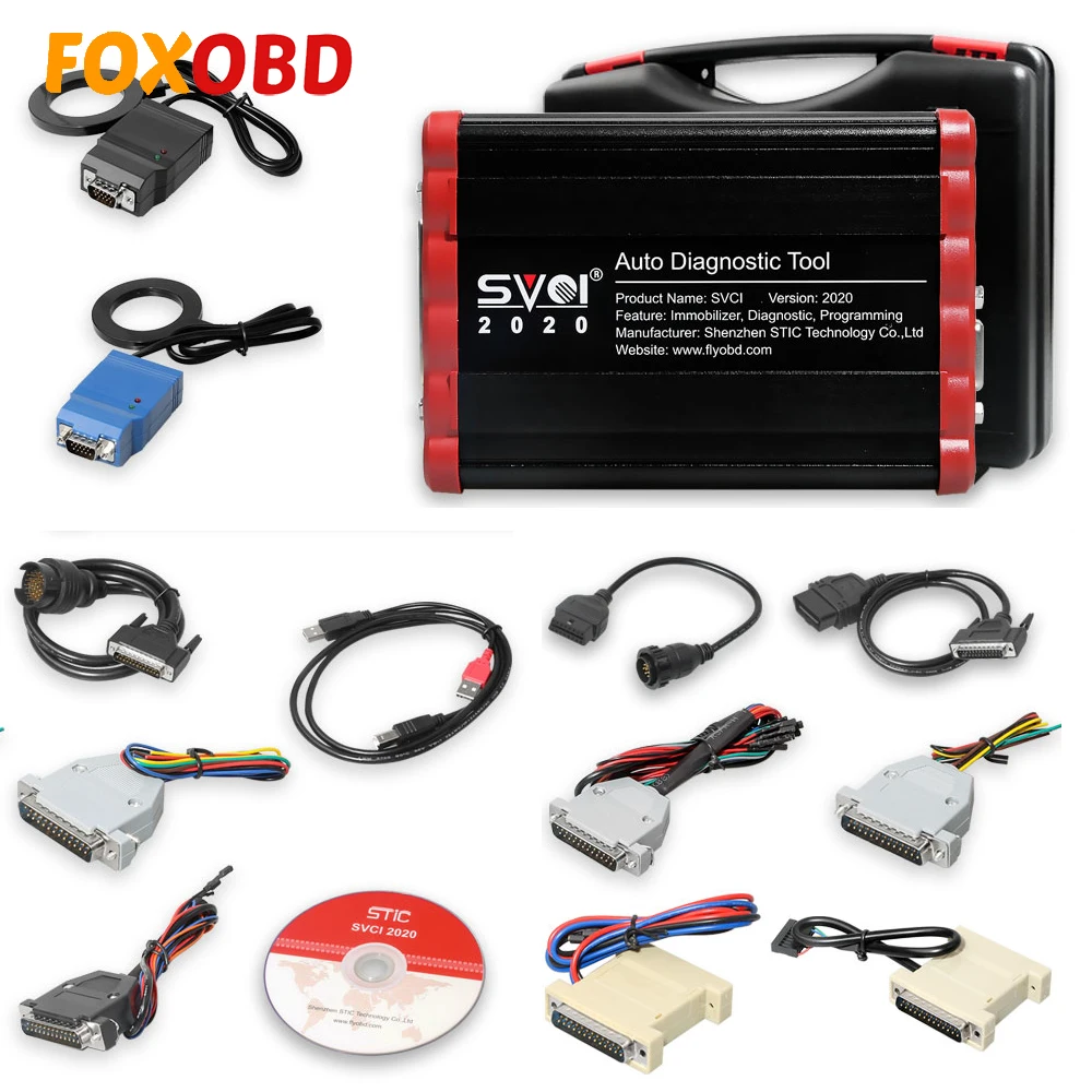SVCI2020 SVDI 2020 OBD2 ключевой программатор функция Commander VVDI2 SVCI 2019 V2015 FVDI J2534 без