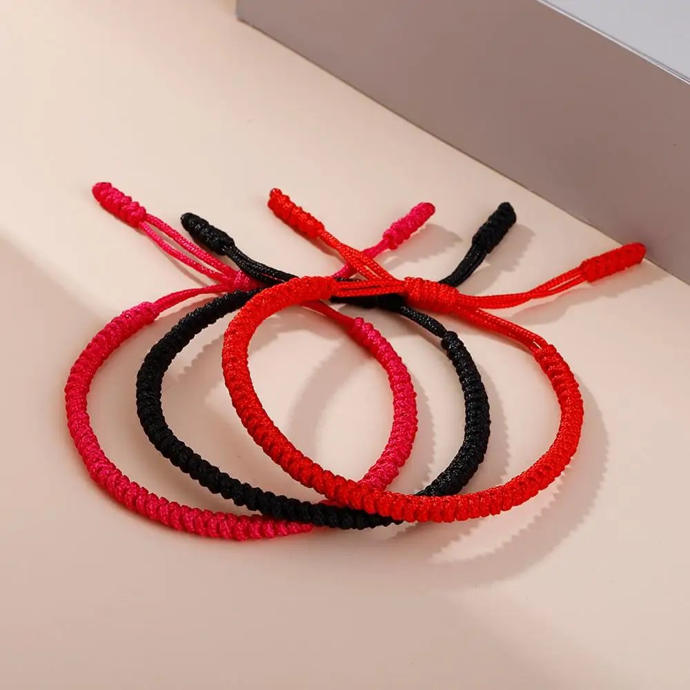 Bracciale buddista tibetano intrecciato con filo da 20 colori per donna Uomo Braccialetti e braccialetti con nodi fatti a mano fortunati Gioielli di dimensioni regolabili  36