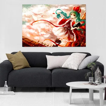 

[Self-Adhesive] 3D Hatsune Miku 749 Japan Anime Wall Stickers Mural Decal Wall Murals AJ WALLPAPER Belly