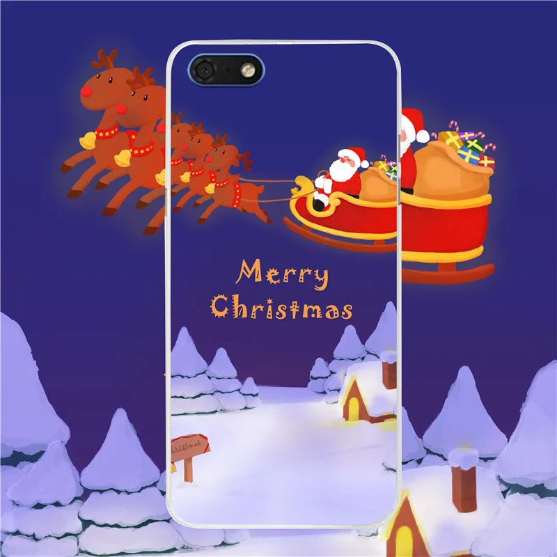 Чехол Merry Christmas для huawei Y5 Y 5 Prime силиконовый чехол для задней крышки телефона huawei Y5 Lite DRA-LX5 5,45''